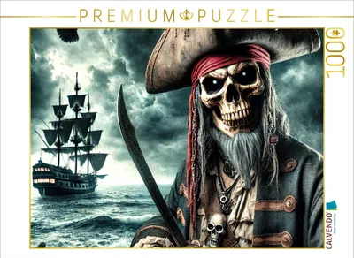 Produktbild von CALVENDO Puzzle Geisterpirat | 1000 Teile Lege-Größe 64x48cm Foto-Puzzle für glückliche Stunden