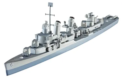 Obrázek produktu pro Revell U.S.S.Fletcher DD-445, Model námořní lodi, Montážní sada, 1:700, U.S.S.Fletcher DD-445, Plast, Second World War