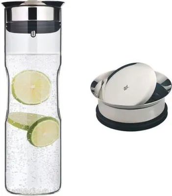 Produktbild von WMF 0651036040 Karaffe 1,25 l Silber, Transparent