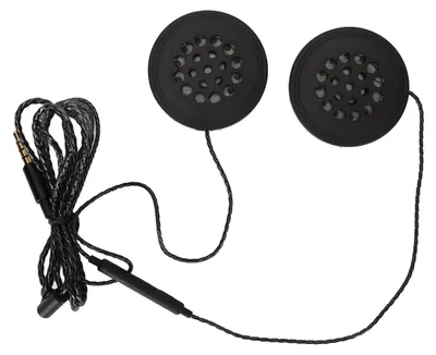 Kabelgebundenes Motorradhelm-Headset, 3,5 mm, schwarz