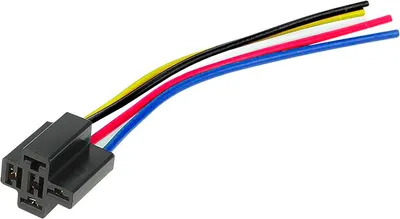 Produktbild von Kfz Relaisbuchse 4120, 12V 30A, mit Schutzdiode und 20cm Kabellänge