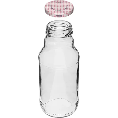 Produktbild von 12 x 330ml TO- Flasche für Saft mit Schraubverschluss Ø 43 Glasflaschen