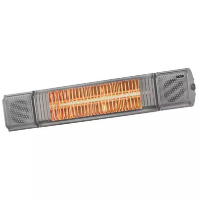 Produktbild von Eurom 334586, Wandmontierter Terrassenheizer, Anthrazit, Aluminium, Elektro, 2000 W, IP65