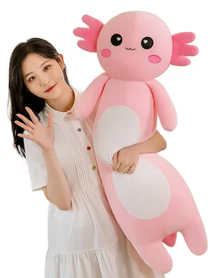 Obrázok produktu pre Roztomilé plyšové vankúše s motívom axolotla, 100 cm