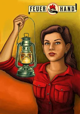 Zdjęcie produktu dla Petromax Feuerhand retro metalowy znak retro vintage dekoracja znak camping pin up
