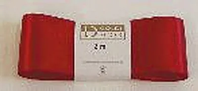 Produktbild von Goldina® 1172040201003 Doppelsatinband - 40 mm x 3 m, rot
