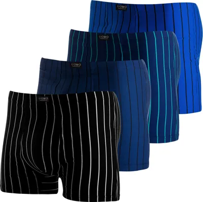 Produktbild von 10x Herren Boxershorts Gr. M - 10XL Unterhose Unterwäsche Baumwolle Übergrößen Gestreift Style 1-4XL