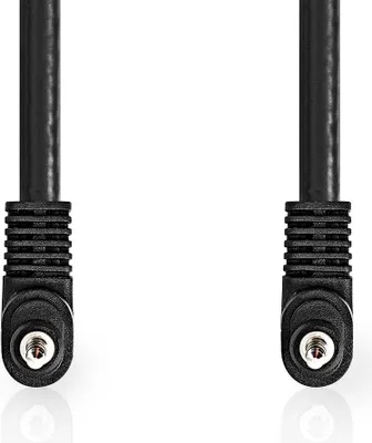 Produktbild von Nedis Audio-Video-Kabel - 3.5 mm Stecker - 3.5 mm Stecker - Vernickelt - 2.00 m - Rund - PVC - Schwarz