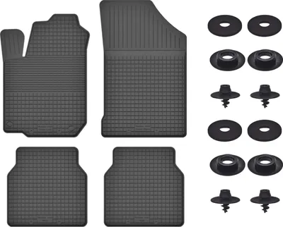 Produktbild von Gummimatten Mit Stoppern Für: Volkswagen Golf Iii (1993-2002) Schwarz Set