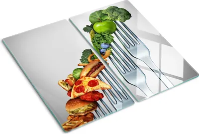 Obrázok produktu pre Sklenená ochranná doska – Kryt varnej dosky – Kryt na indukčnú dosku – 2x30x52 cm – Rýchle čistenie – Tvrdené sklo – Zdravé stravovanie