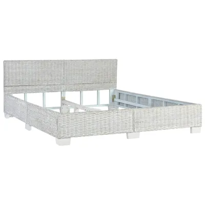 Obrázok produktu pre vidaXL Posteľný rošt Grey Natural Rattan 160 x 200 cm