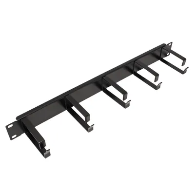 Obrázek produktu pro VALUE 19'' vyvazovací panel 1U, jednostranný, 5x kovový třmen "G", černý (26.99.0310)