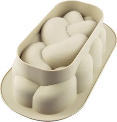 Produktbild von Silikonform für Weihnachtskuchen / großes Brötchen 2,1l