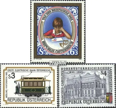 Produktbild von Briefmarken Österreich 1983 Mi 1756,1757,1758 (kompl.Ausgaben) postfrisch Tag d.Briefmarke