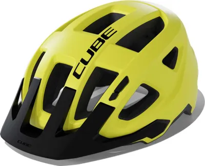 Zdjęcie produktu dla Kask MTB Cube Fleet, żółty, rozmiar L