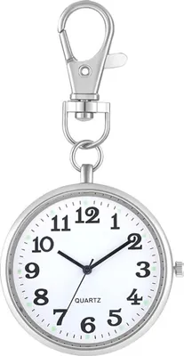 Produktbild von Karabineruhr Taschenuhr – Schlüsselanhänger FOB Clip-on Quarzuhr für Ärzte, Krankenschwestern, Sanitäter, Köche, Sport, Praktische Uhr für Beruf & Outdoor