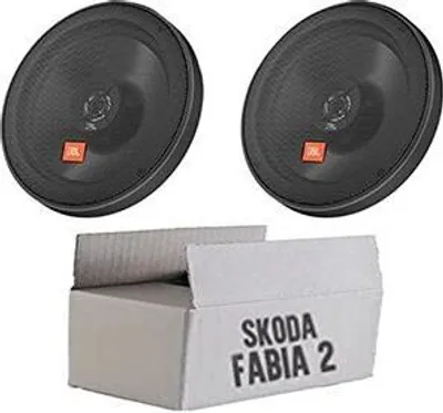 Produktbild von JBL STAGE2 624 | 2-Wege | 16,5cm Koax Lautsprecher - Einbauset passend für Skoda Fabia 2 5J Front Heck - justSOUND
