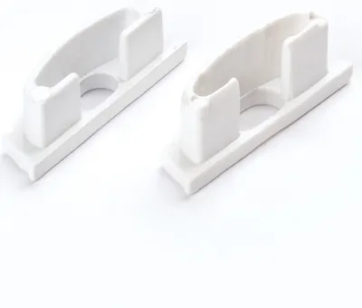 Produktbild von Endkappen für Aluminium Profile 1090 2 Stück Endstücke für LED Strip Schienen bis B15mm, weiß