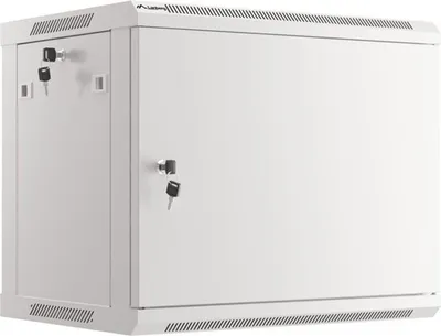 Image de Lanberg Rack Wandschrank 19" 9U/600X450 Metalltür grau