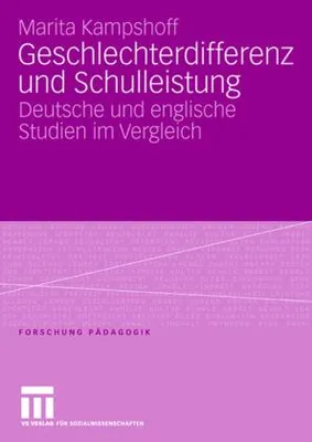 Obrázek produktu pro Geschlechterdifferenz und Schulleistung