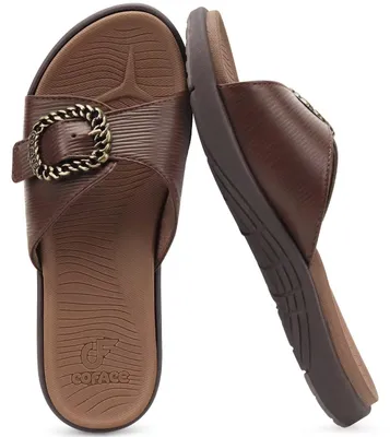 Productafbeelding van Solidchoice - Orthopedische Flip Flops voor Vrouwen in Bruin