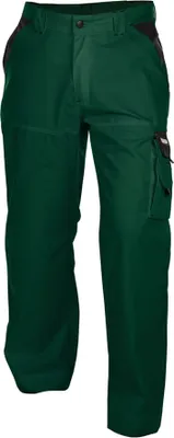 Produktbild von DASSY® Nashville Zweifarbige Arbeitshose FLASCHENGRÜN/SCHWARZ Gr.54 Länge: STANDARD