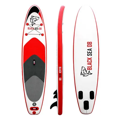 Produktbild von Black Sea 08 Carbon Paddel SUP Set | Aufblasbares Stand Up Paddle Board | Paddel |