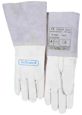 Produktbild von Elmag 5-Finger-Schweißerhandschuhe WELDAS 10-1005 S, 59142