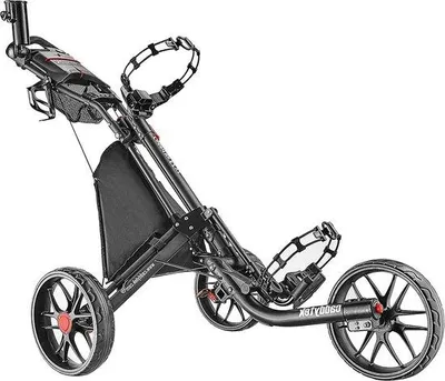 Produktbild von Leichter 3-Rad-Golfwagen dunkelgrau faltsam