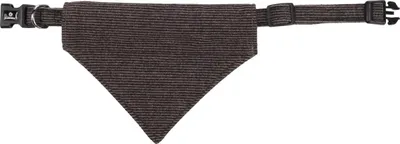 Image de Flamingo collier avec bandana Herbert brun foncé, taille : XS