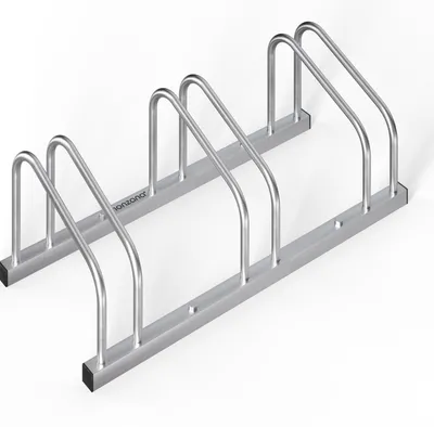 Image de Support pour 3 vélos, intérieur/extérieur, 84 x 32 x 27 cm