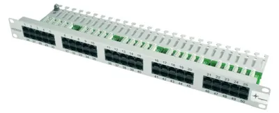 Productafbeelding van Telegärtner 19-inch ISDN patchpaneel, 50 poorten