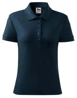 Produktbild von Malfini - Poloshirt für Damen, Baumwolle PP10026 (L) (Dunkles Marineblau)