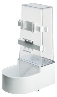 Immagine prodotto di mangiatoia per uccelli 11 x 13 x 21 cm bianco/trasparente