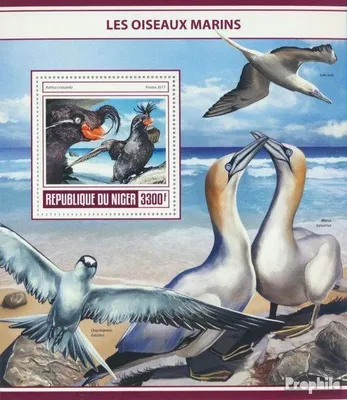 Produktbild von Briefmarken Niger 2017 Mi Block 705 (kompl. Ausg.) postfrisch Seevögel