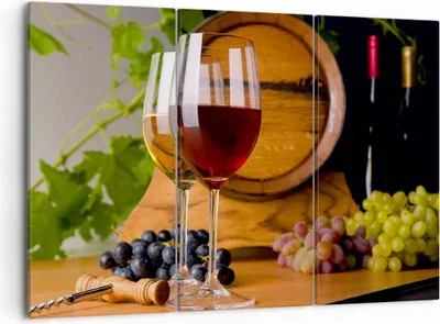 Produktbild von Bild auf Leinwand - Leinwandbild - Alkohol Fass trinken Flasche - 105x70cm - Wand Bild - Wanddeko - Leinwanddruck - Bilder - Kunstdruck - Wanddekoration - Leinwand bilder - Wandkunst - CE105x70-2238