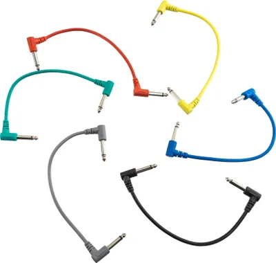 Produktbild von Revoltage 6PDCPC 25 cm Winkelklinke - Winkelklinke Patchkabel