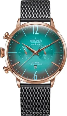 Produktbild von Welder Herren Armbanduhr WWRC405 Chronograph Quarzwerk Edelstahl 50m wasserdicht