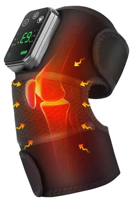 Produktbild von Knie-Massager, Wärme-Therapie, Vibrationsmassage, schwarz