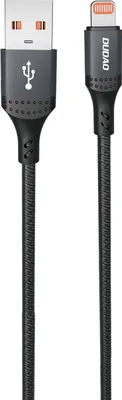 Immagine prodotto di Cavo Dudao 3A 30W L3Sl Usb-A - Lightning W Oplocie 1,2M - Czarny