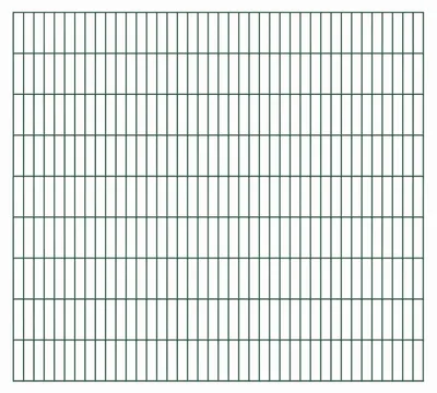 Immagine prodotto di Alberts 642877 Staccionata doppia, plastificata, verde, altezza 180 cm