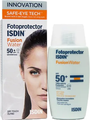 Produktbild von ISDIN Fusion Water LSF 50 Sonnencreme für das Gesicht zur täglichen Anwendung