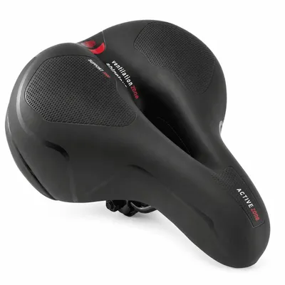 Produktbild von MidGard Fahrradsattel, stoßdämpfend und atmungsaktiv, ergonomischer Fahrradsitz mit Zug- und Druckfedern