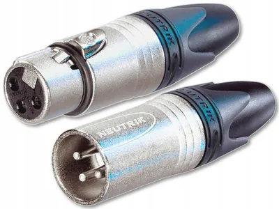 Produktbild von Neutrik NC3FXX NC3MXX XLR-Stecker Set Kabel Silberkontakte
