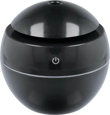 Obrázok produktu pre Zvlhčovač vzduchu Difuzér LED Zvlhčovač vzduchu 130 ml s USB káblom čierny