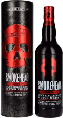 Produktbild von Smokehead SHERRY BOMB Islay Single Malt Scotch Whisky in Tinbox 48,00 % 0,70 Liter