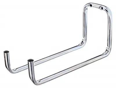 Produktbild von Alberts Wandhaken, blau verzinkt, doppelt Abgewinkelt 120 x 245 x 90 mm