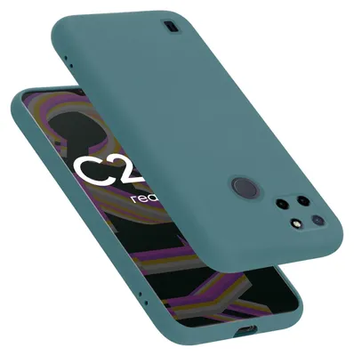 Produktbild von Cadorabo Schutzhülle für Realme C21Y / C25Y Hülle in Grün Handyhülle Case Cover TPU Etui