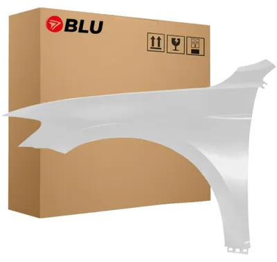 Productafbeelding van BLU Spatbord geschikt voor VW Volkswagen Passat B8 LB7W Links Zilver TungstenSilber | 2014-2023 | Voorzijde | Gelakt | Montageklaar | Verzinkt