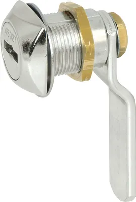 Immagine prodotto di Cilindro di montaggio per lamiera 19 mm varie sp. con chiave in ottone, ottone cromato